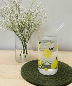 lemon color changing drinking glass can cup