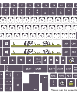 panda keyboard sticker