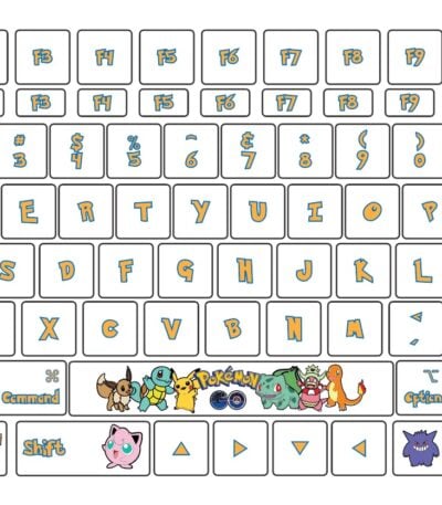 pokemon keyboard sticker
