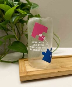 Siblings color changing drinking glass