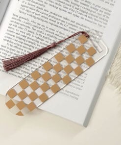 checkered bookmark