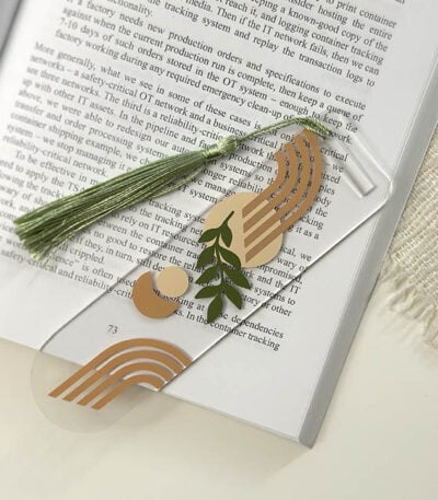 crescent bookmark