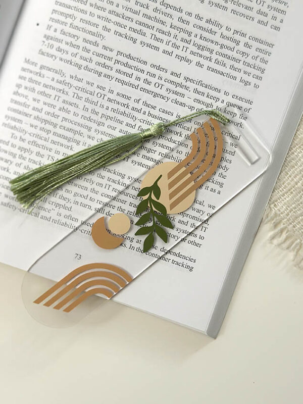 crescent bookmark