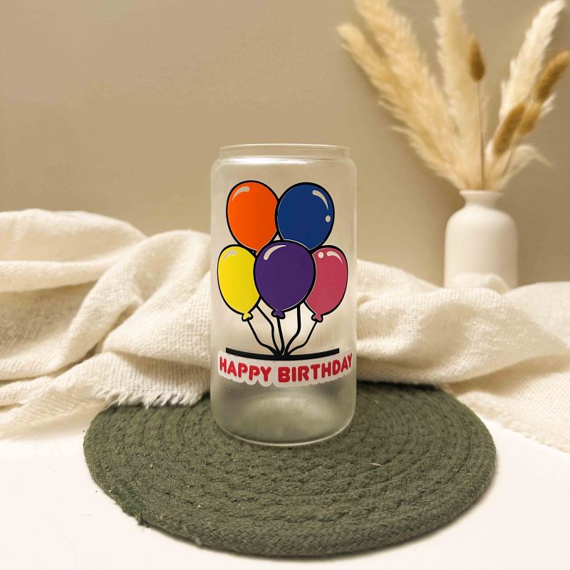 Happy Birthday Color Changing Drinking Glass