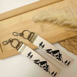 mountain wrist keychain lanyard