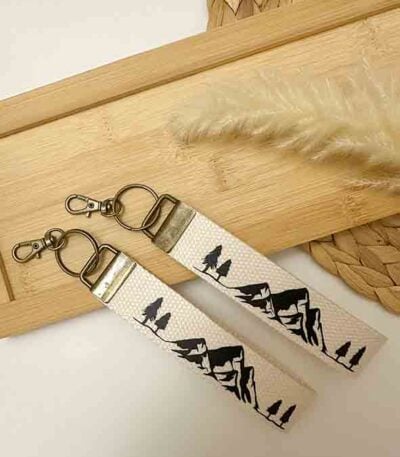 mountain wrist keychain lanyard