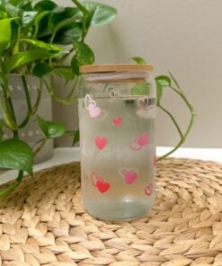 Mini Heart Color Changing Drinking Glass