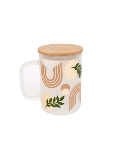 cerscent mug with bamboo lid