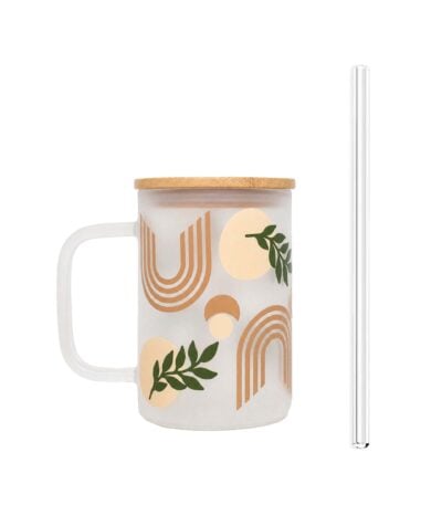 cerscent mug with bamboo lid