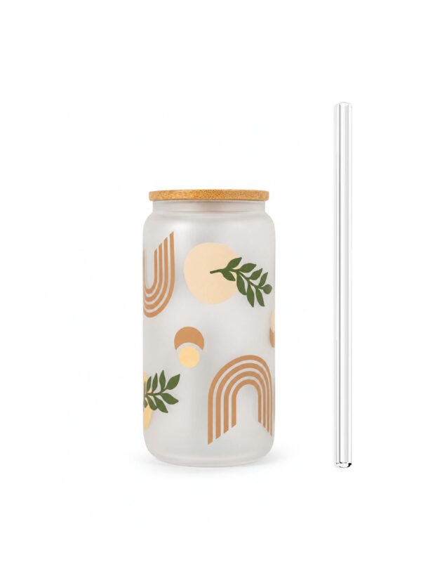 crescent cup with bamboo lid