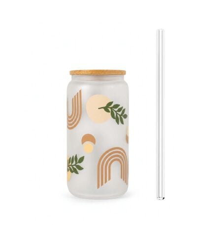 crescent cup with bamboo lid
