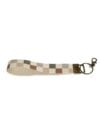 Wristlet Keychain Lanyard - Boho Checkered