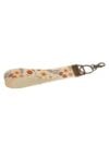 Wristlet Keychain Lanyard - Boho Flower