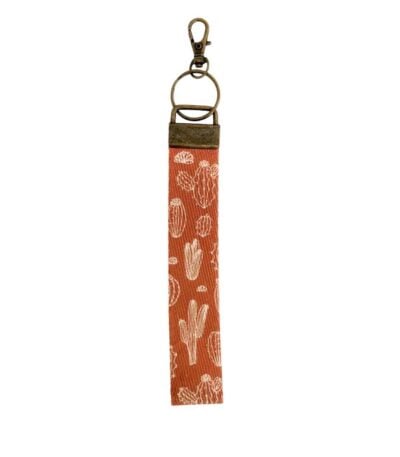 Wristlet Keychain Lanyard - Cactus