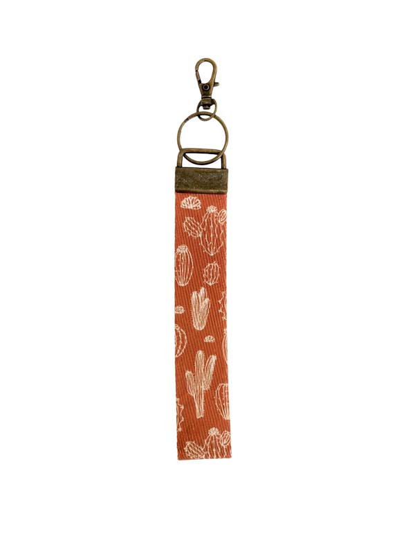 cactus 1 Wristlet Keychain Lanyard - Cactus