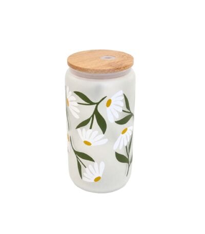 chamomile cup with bamboo lid