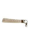 Wristlet Keychain Lanyard - Khaki Tulip