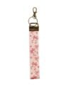 Wristlet Keychain Lanyard - Pink Bow