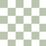 sage checkered pattern