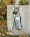 Wristlet Keychain Lanyard - Sage Daisy