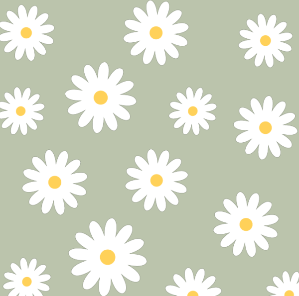 Sage Daisy pattern