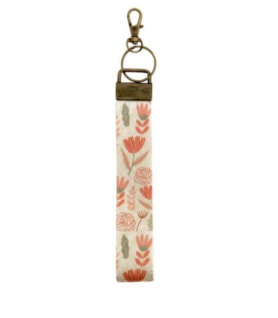 Wristlet Keychain Lanyard - Tulip
