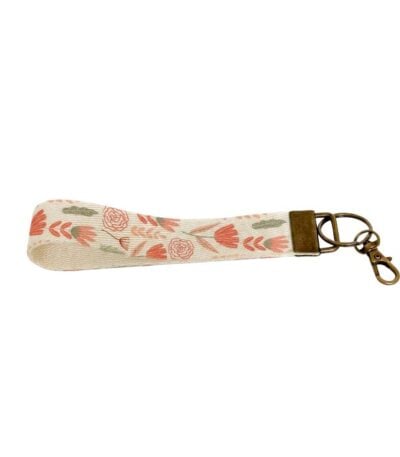 Wristlet Keychain Lanyard - Tulip