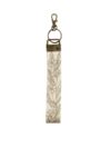 wristlet keychain lanyard wild flower pattern